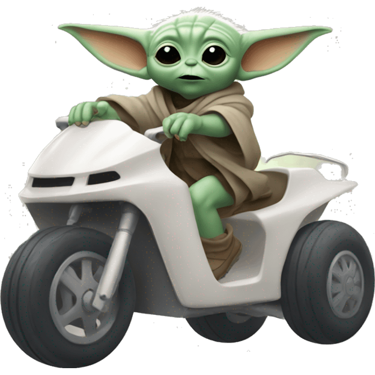 baby yoda riding yeti emoji