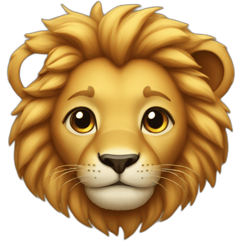 Cute little Lion  emoji