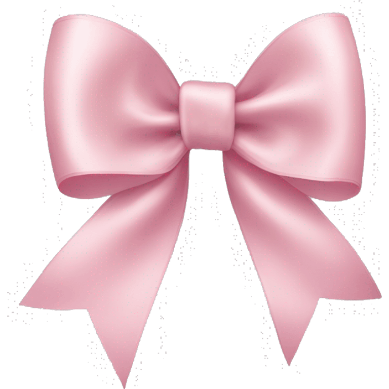 light pink ribbon bow emoji