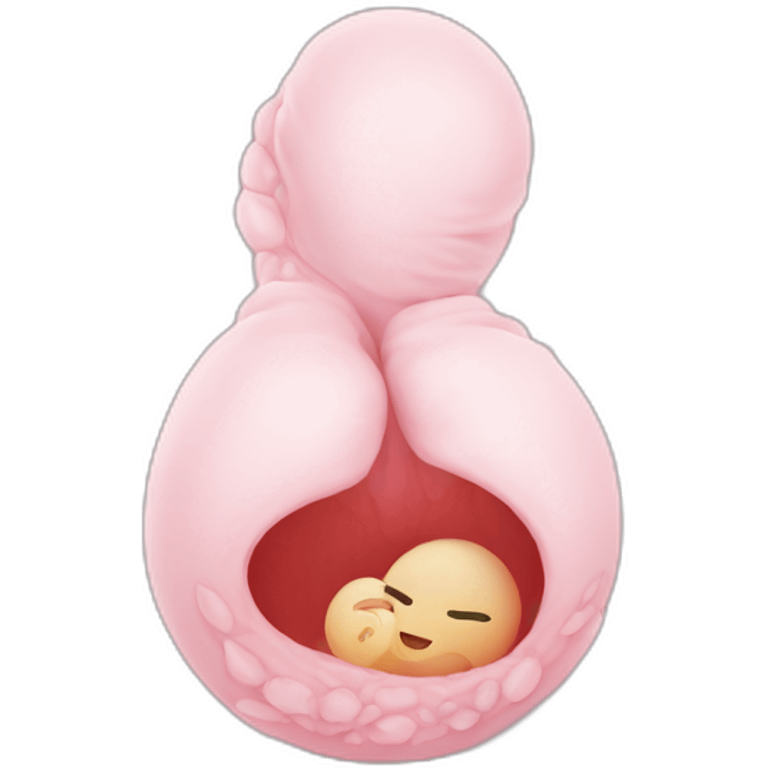 embryo inside pregnant woman emoji