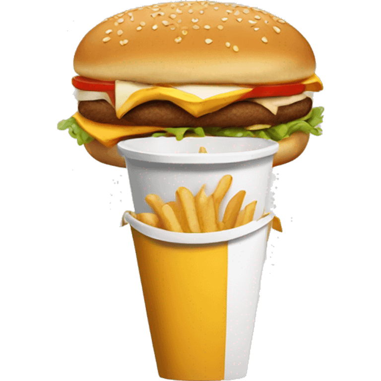 Atendente fast food emoji