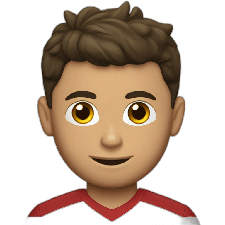 Cristiano Ronaldo avec le maillot du Portugal emoji