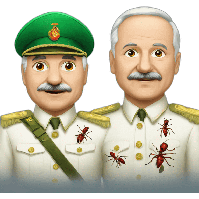 Lukashenko and ants emoji