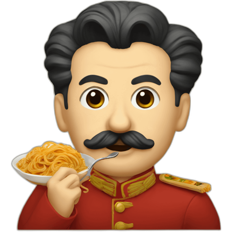 Stalin eats spaghetti emoji