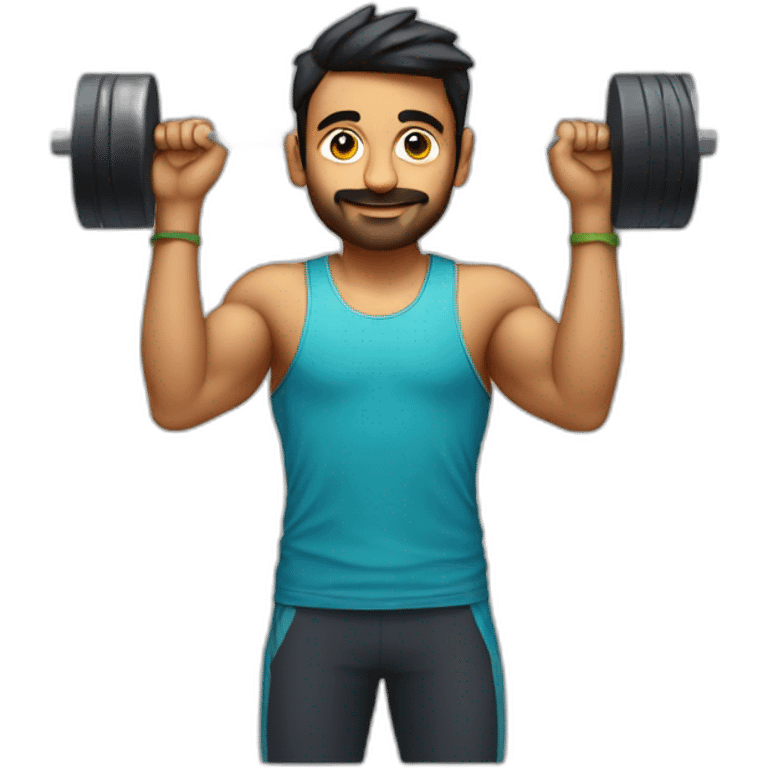 Utkarsh Nagar a developer who is also an athlete and also lifts weights emoji