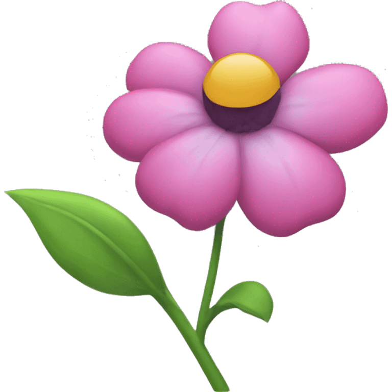 flower with theeth emoji