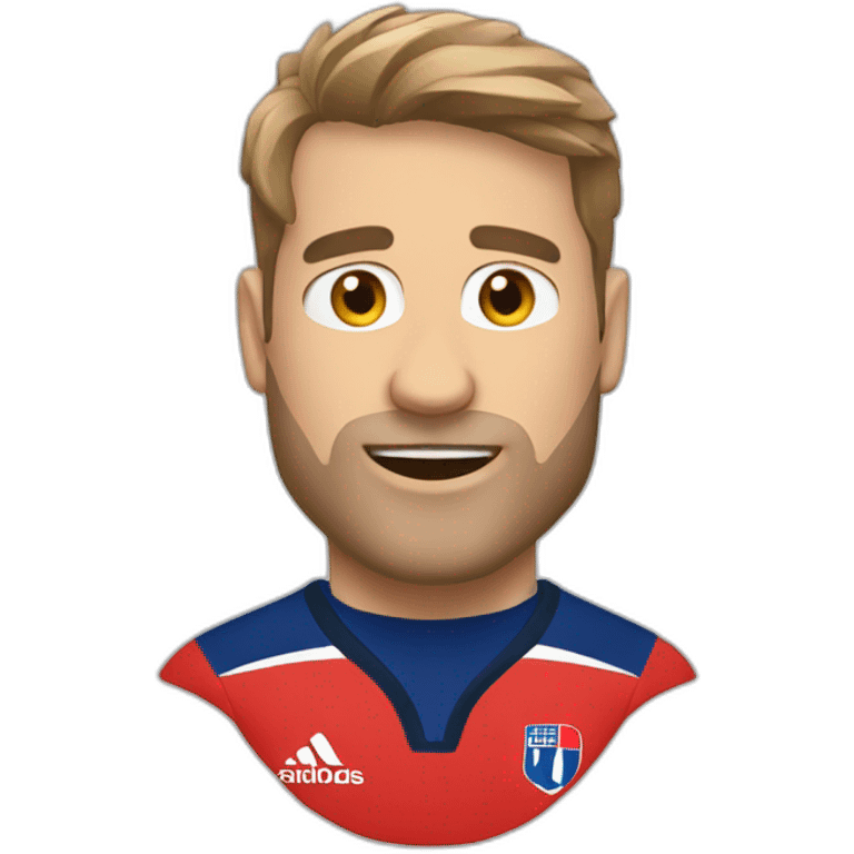 Rugbyman français emoji