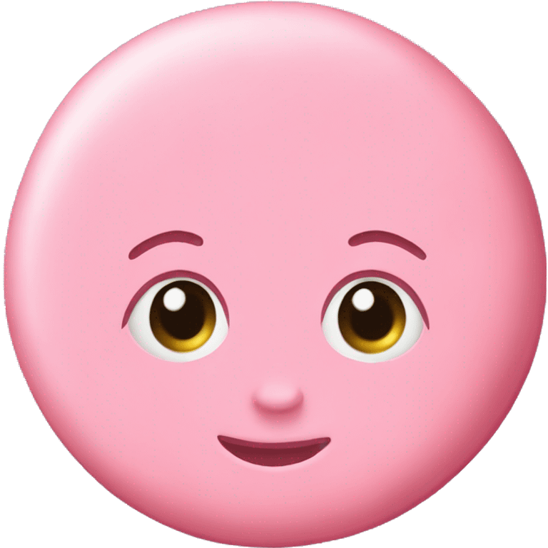 Baby pink macaron  emoji