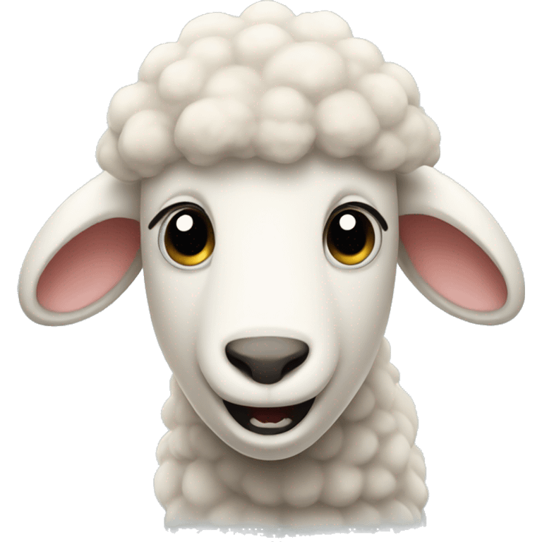 Exited sheep  emoji