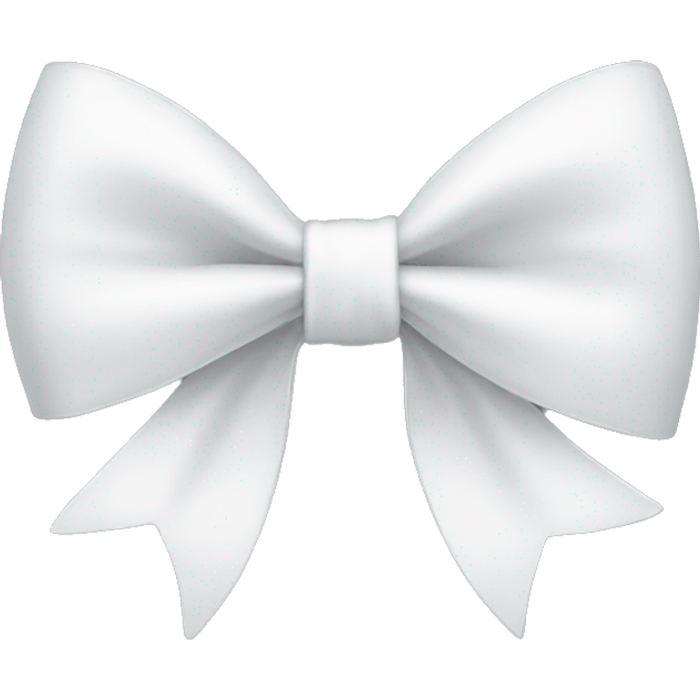 White bow emoji