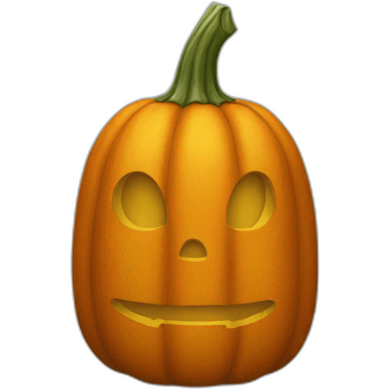 pumpkin without face emoji