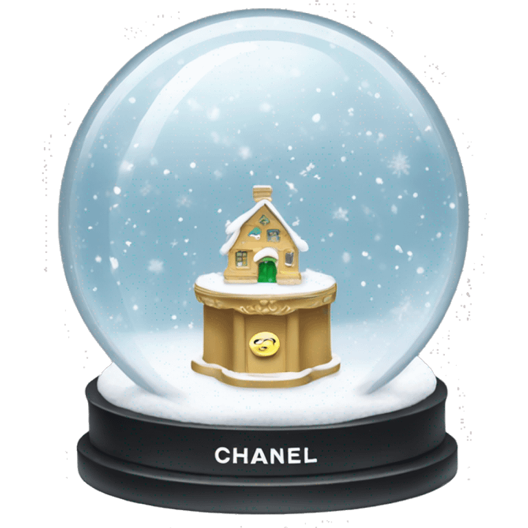 snow globe chanel emoji