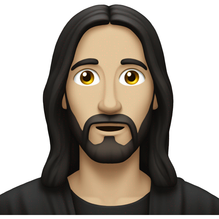 Goth Jesus emoji