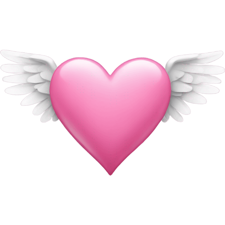 pink heart with wings  emoji