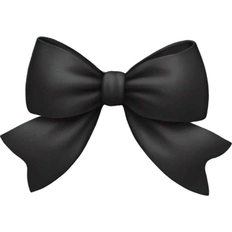 Black bow  emoji