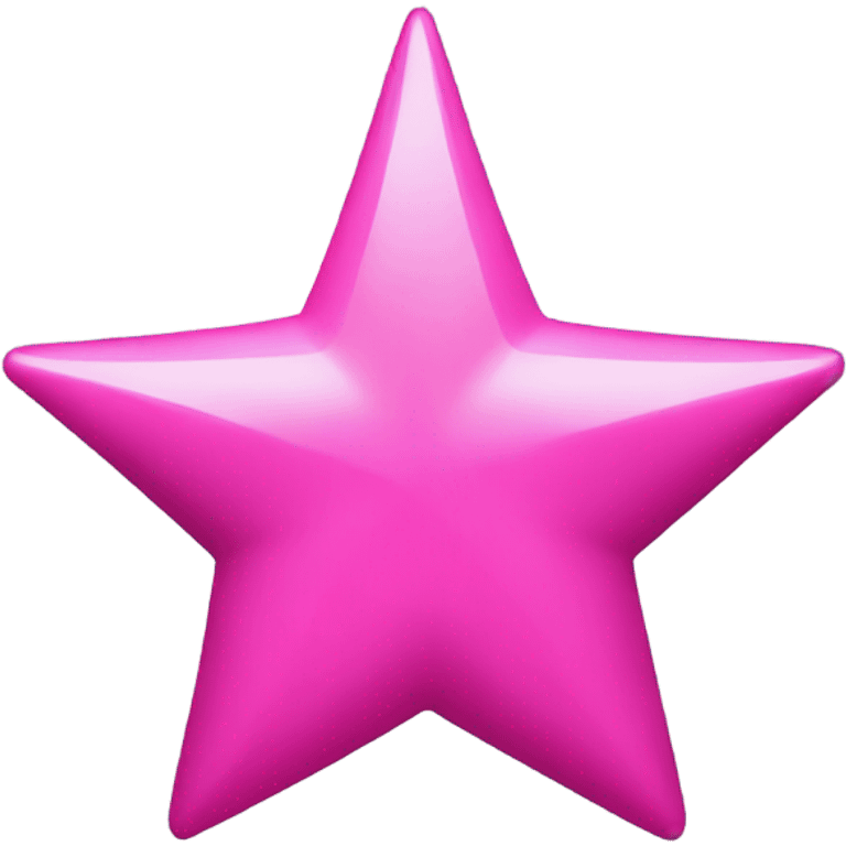 Pink star emoji