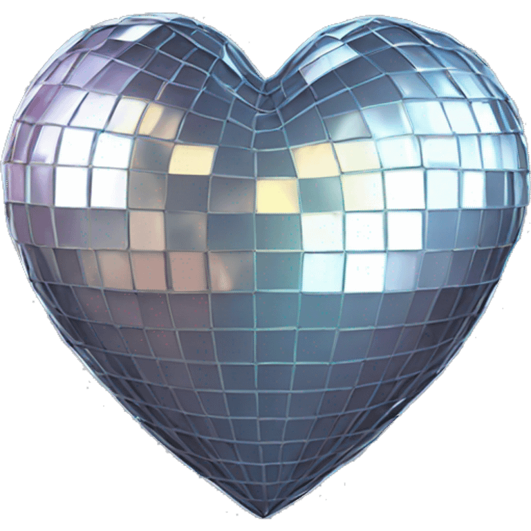 Disco ball heart  emoji