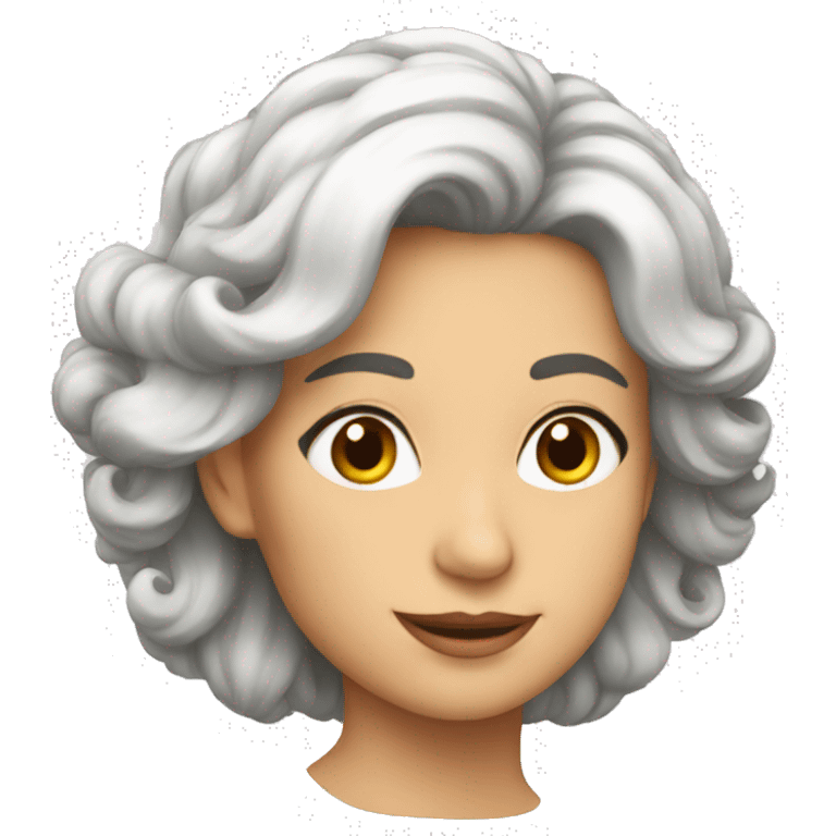 reina blanca emoji