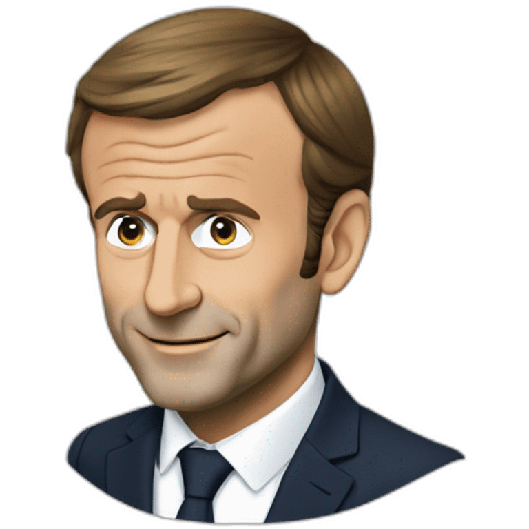 Emmanuel macron qui crie emoji