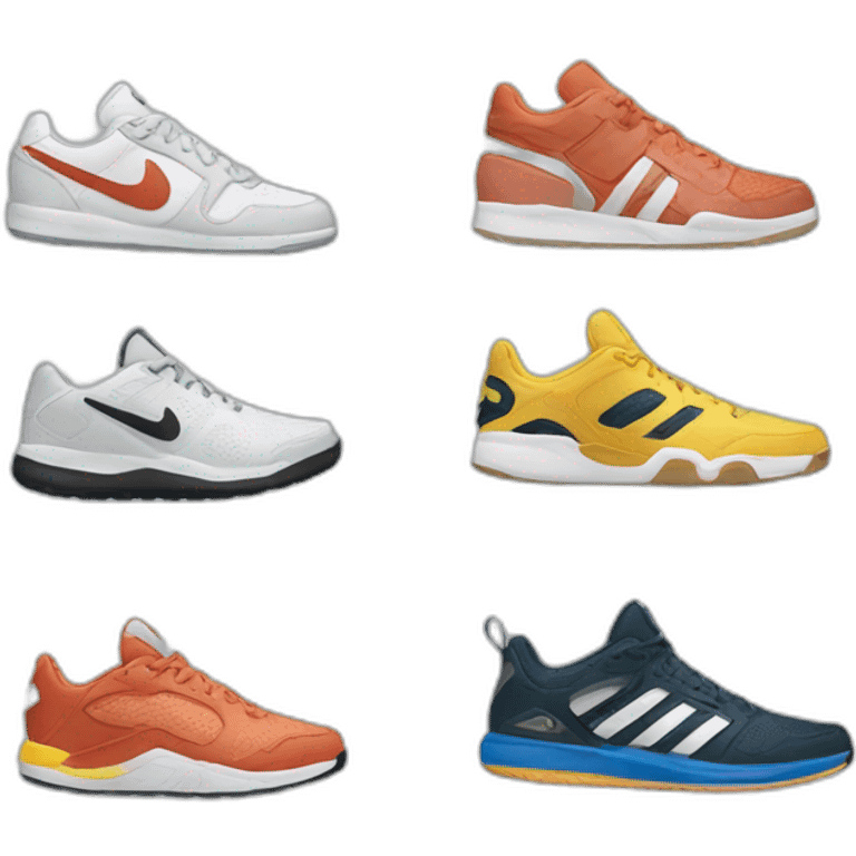 nike and adidas  emoji