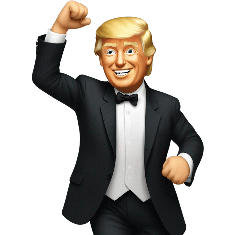 Donald trump dancing emoji