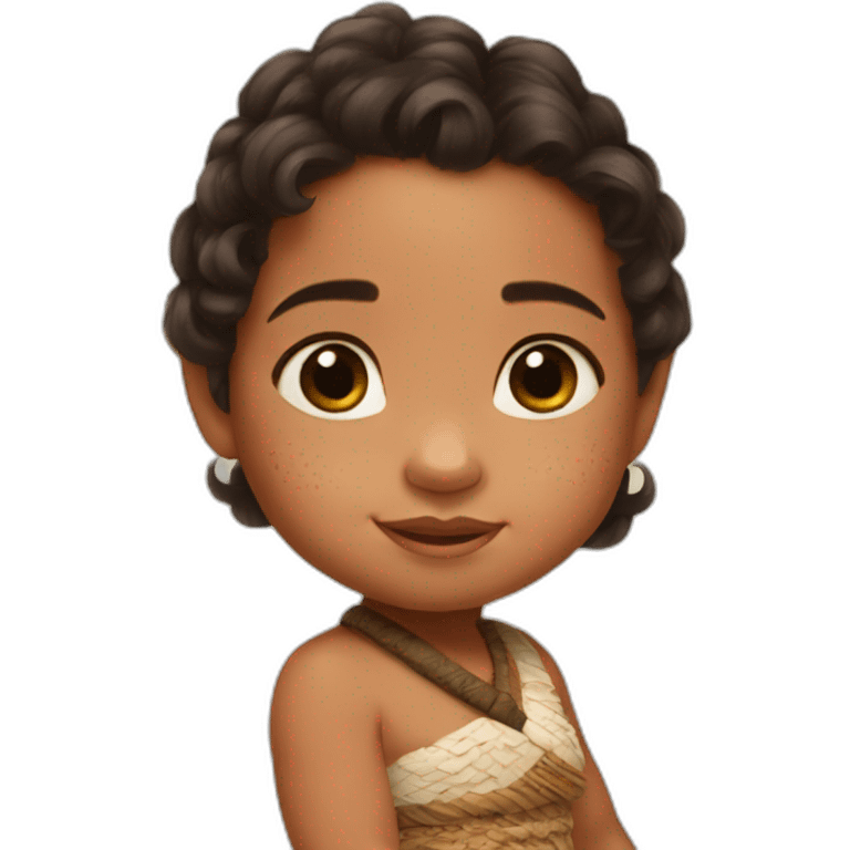 baby moana emoji