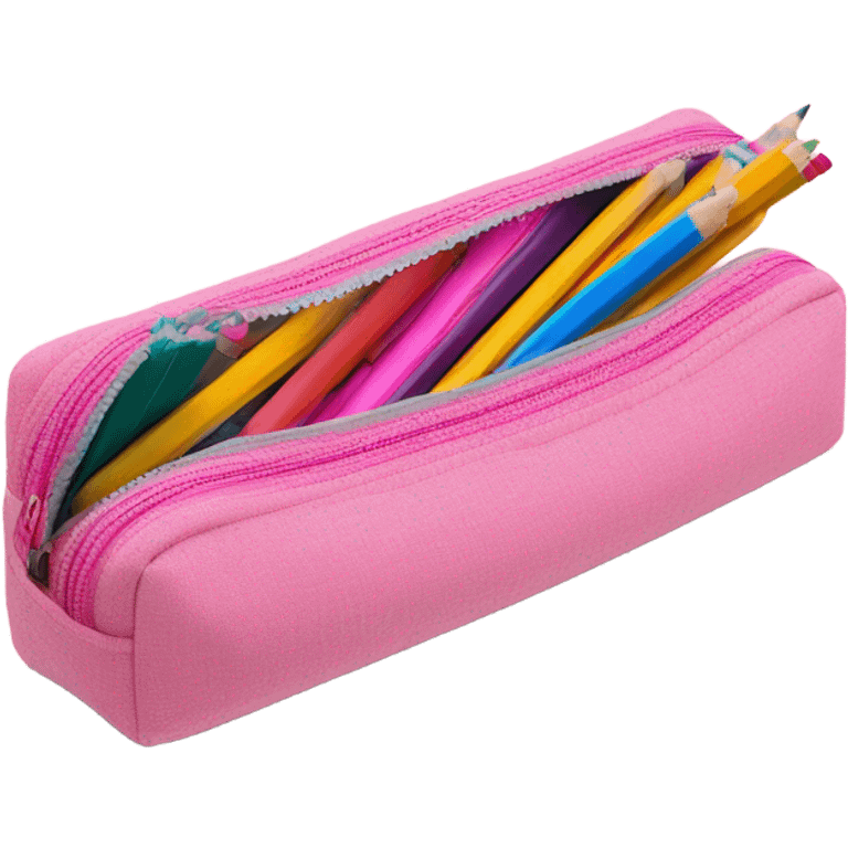 pink pencil case emoji