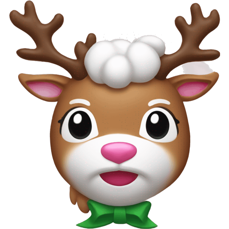 Hello kitty reindeer  emoji