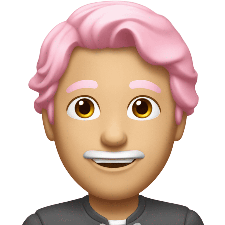 Lazo rosa pastel emoji