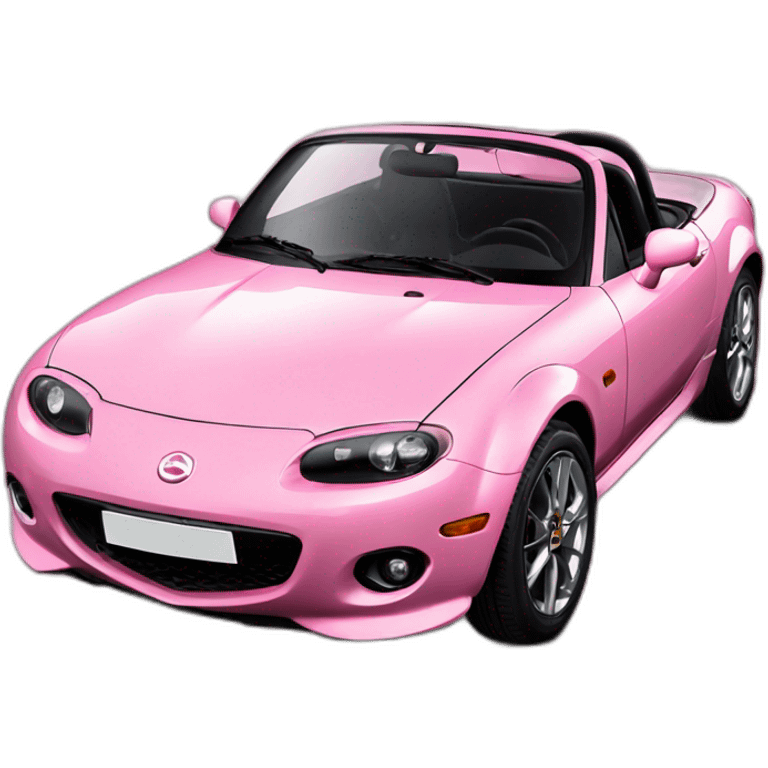 mazda mx5 pink like cake emoji