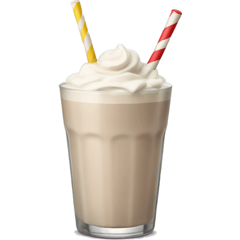 Alcoholic milkshake drink emoji