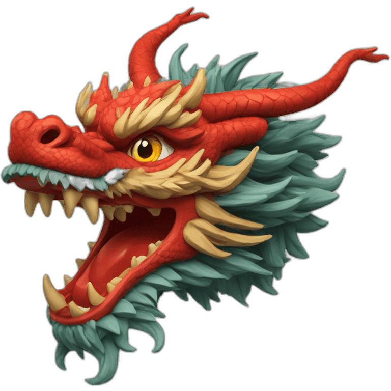 Chinese dragon head emoji