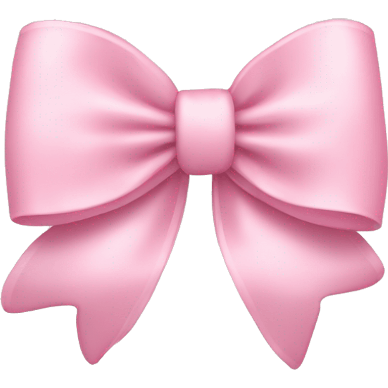 pastel pink bow emoji