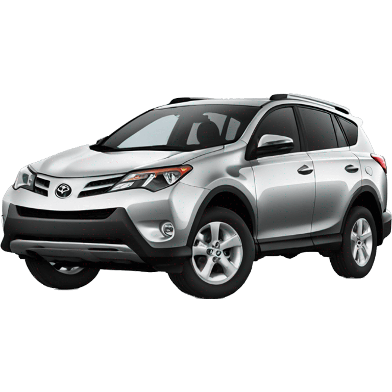 silver Toyota rav 4  emoji