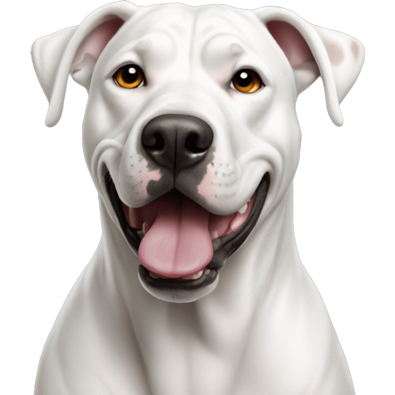 dogo argentino dog emoji