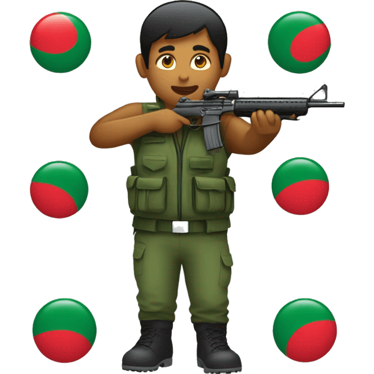 Bangladesh shooting sport Federation logo to emoji emoji