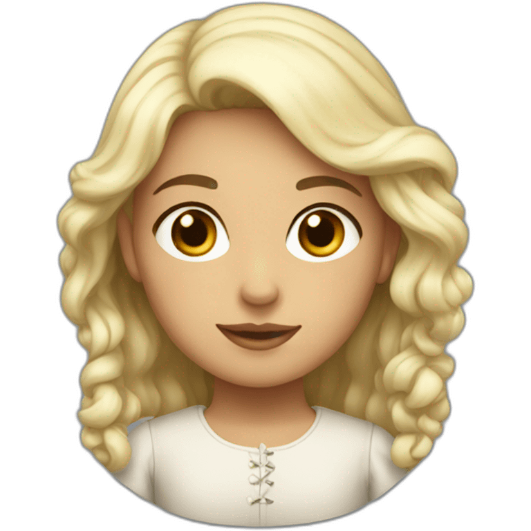 Georgian girl emoji