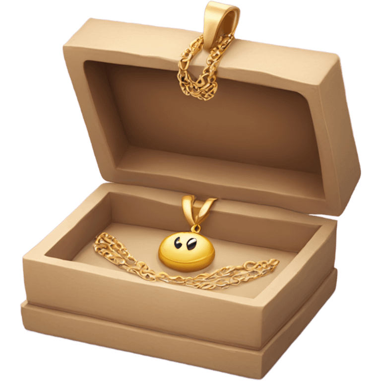 Necklace in box emoji