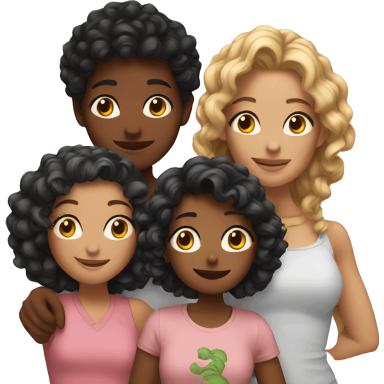 3 besties emoji