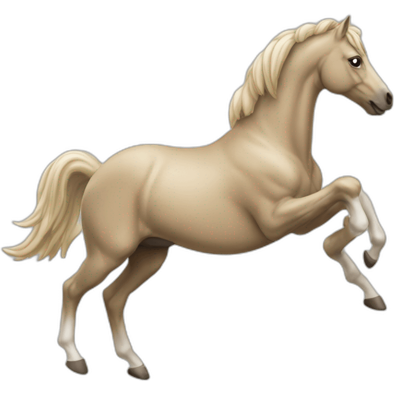 Cheval qui saute emoji