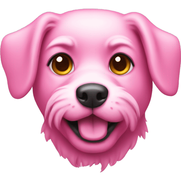 pink dog emoji