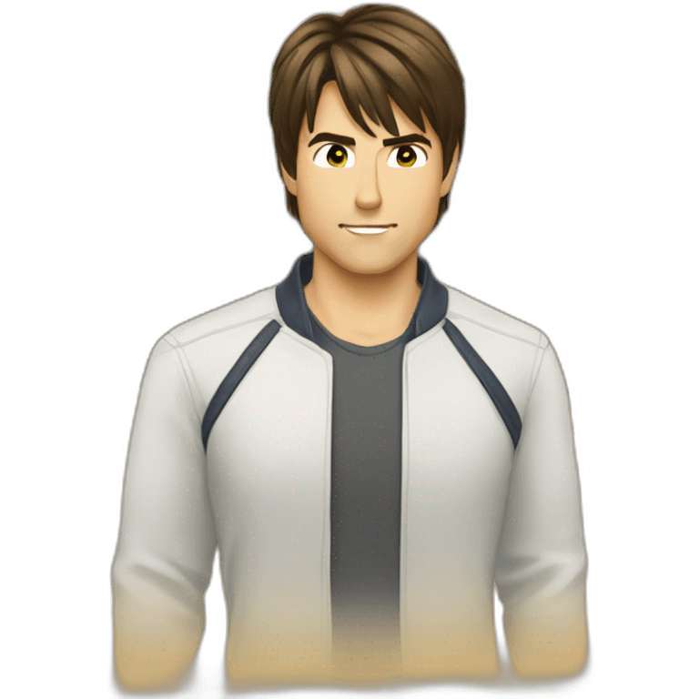 Tom Cruise as an japanese anime character emoji