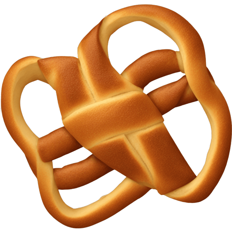 Cinnamon bread twist  emoji