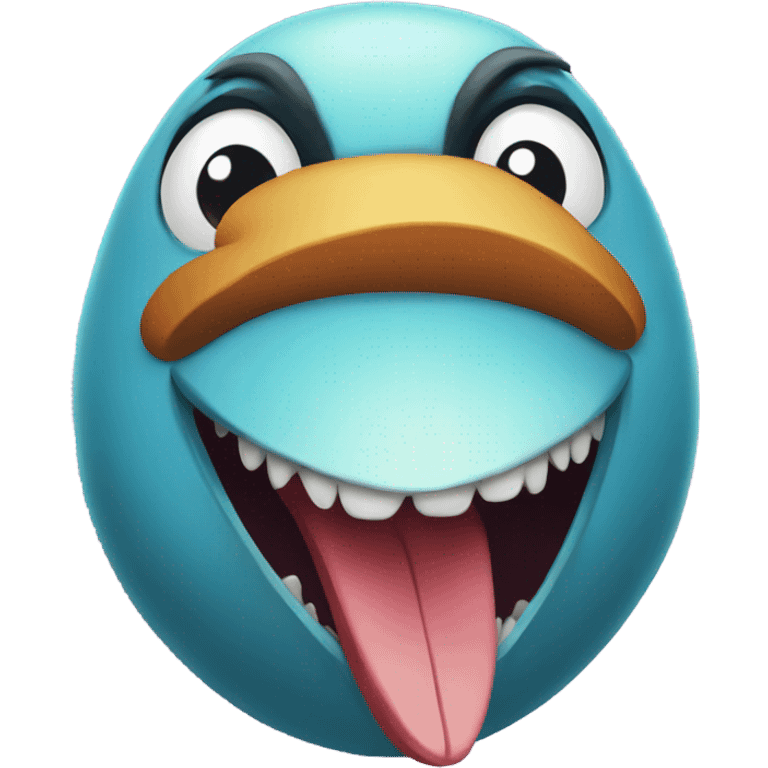 big mouth bird emoji