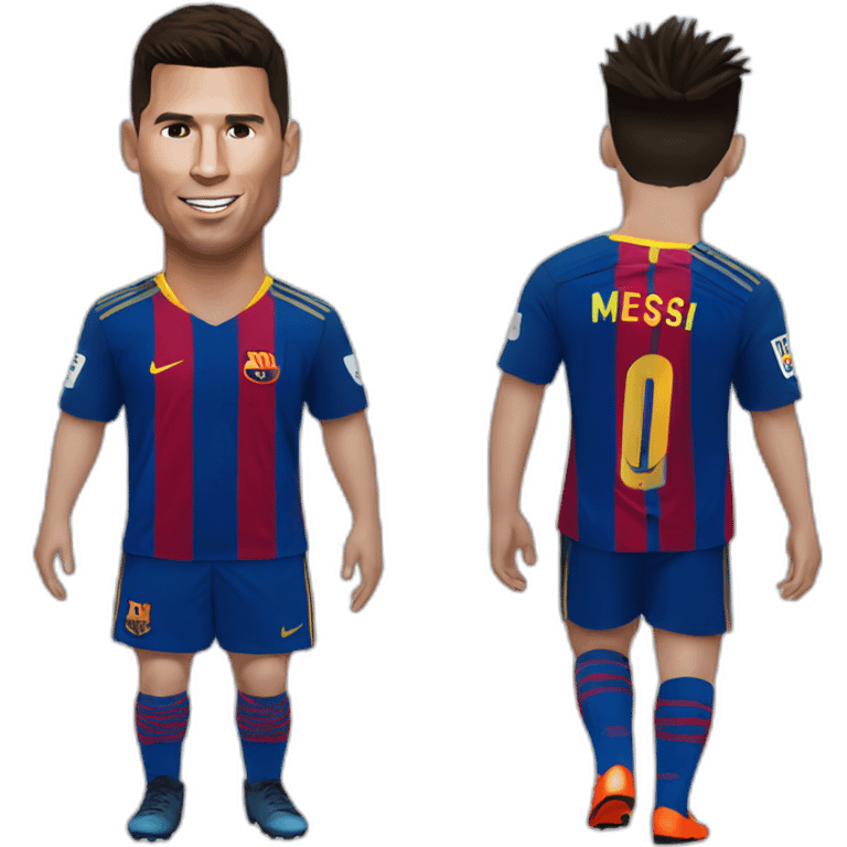 Ronaldo and messi emoji