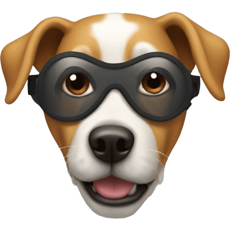 Dog wearing a mask  emoji