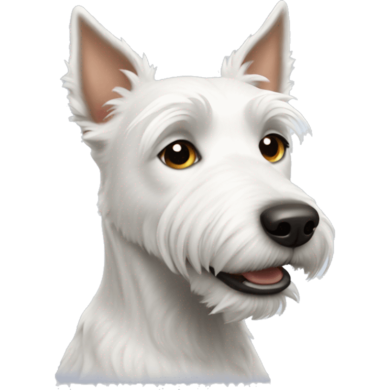 white terrier  emoji