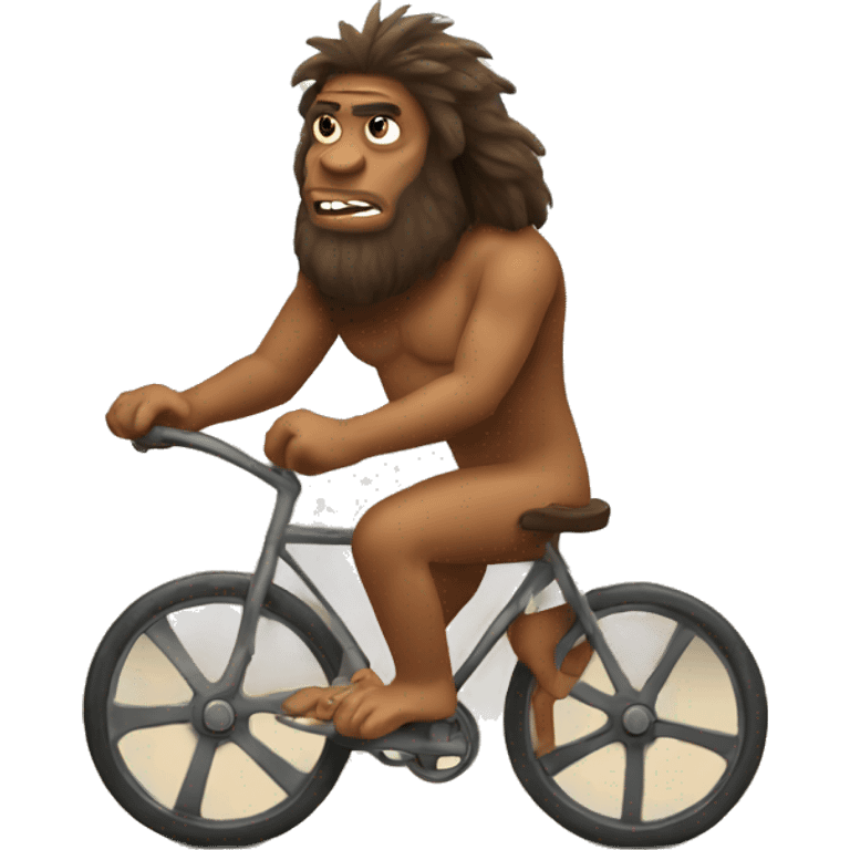 caveman with wheels emoji