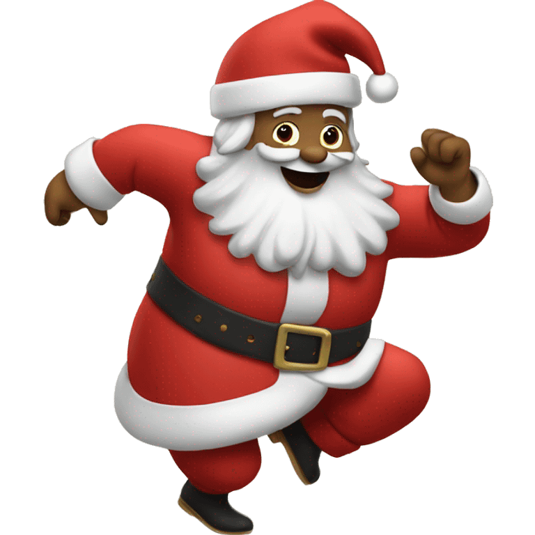 Dancing Santa emoji