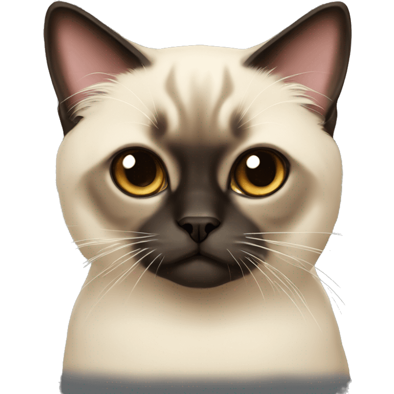 short hair himalayan siamese cat emoji